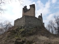 zadní část hradu