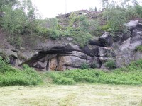 Rousínovská jeskyně, z cesty do Cvikova