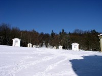 barokní areál Skalka - zima