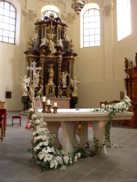 hlavní oltář ve sv.Markétě