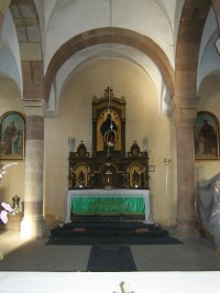 Záboří nad Labem - kostel sv. Prokopa - interiér kostela