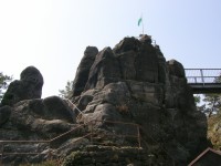 skalní město Nonnenfelsen - vyhlídková plošina
