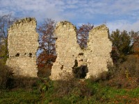 zříceniny hradu Pravda