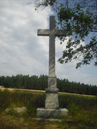 Vyhlídka s křížem u obce Křečovice (Vesničko má středisková)