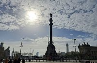 Barcelona a Kolumbův sloup (Columbus monument)