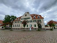 Drážďany a Stierbrunnen u domu Jatka č. 5