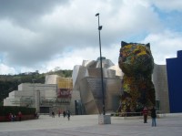 Guggenheimovo muzeum ve španělském městě Bilbao