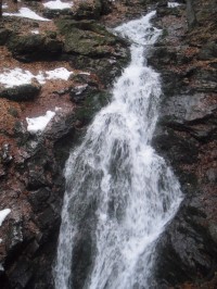 Huťský vodopád v Krkonoších