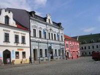 historické domy na náměstí