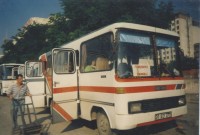 náš autobus na Pamukále