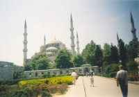Istambul-Modrá mešita,jediná se 6 minarety