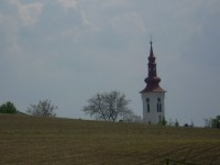 věž kostela...