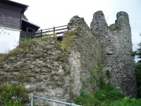 část hradeb hradu 