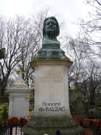 Paříž - historie a osobnosti na hřbitově - Honoré de Balzac