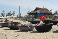 Vietnamské rybářské loďky