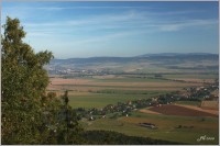 Výhled z Kamenné brány (Martínkovice, Broumovsko, Javoří hory)
