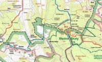 Mapa okolí Boru
