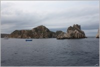 Ostrovy Illes Medes z výletní lodi Nautilus