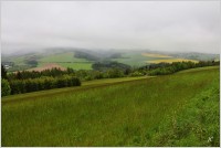 19-V mlze a dešti se ztrácející Jamné nad Orlicí a Suchý vrch