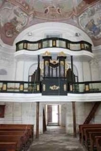 varhany v barokní kapli sv. Anny