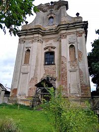 Průčelí kostela sv. Havla