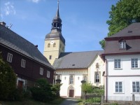 Gotický kostel sv.Jiří ve Chřibské