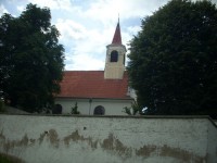 Kostel sv.Barbory z boku