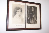 5. Záběry z Pamětní síně - Portréty baronky von Levetzow v mládí a ve stáří