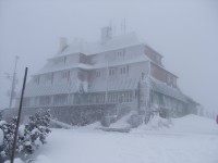 Masarykova chata v zimě