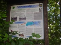 první zastavení - začátek stezky ve Slavíkově lese