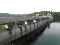 koruna hráze Vranovské přehrady 
