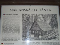 Rychnov na  Moravě - Mariánská studánka,infotabule