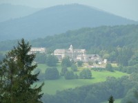 Pohled na Priessnitzovo sanatorium
