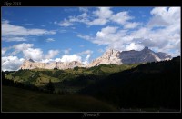 Průsmyk  Campolongo  - Dolomity