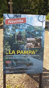 Expozice voliéra "La Pampa" v Zoo Ostrava