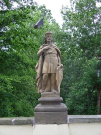 Osík - socha sv. Václava na mostě