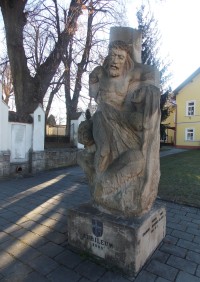 sousoší Kalvarie před kostelem sv. Vavřince