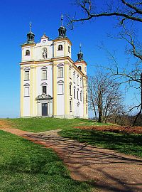 poutní kaple sv. Floriana Okolím Moravského Krumlova - vyhlídka od kaple sv. Floriana
