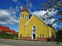 Evangelický kostel Horńácká obec na Slovácku - Hrubá Vrbka