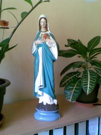 socha zde hojně uctívané Panny Marie Turzovské