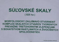 Sulovské skály a Sulovský hrad