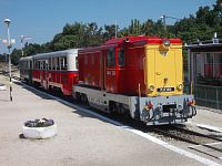 Vlak na konečné Széchenyihegy