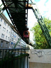 Sedlová dráha ve Wuppertalu