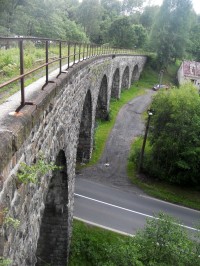Kamenný viadukt v Horním Slavkově
