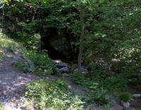 Propadání: Jedno z mnoha propadání v údolí Říčky - toto propadání se nachází kousek od jeskyně Pekárna.