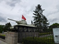 U památníku Rudé armádě