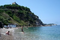 Elba - Portoferraio - Spiaggia delle Viste - západní část pod Forte Falcone