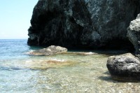 Elba - Spiaggia delle Viste - před jeskyní