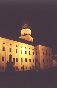 Zámek Kroměříž v noci