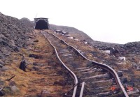 Železniční trať Grumantbyen-Kolesbuchta